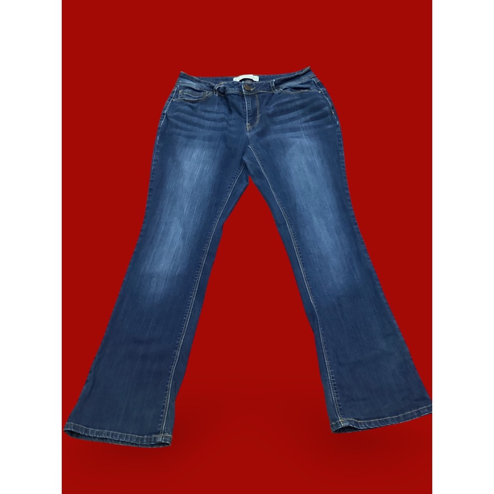 Est. 1946 Denim Womens 10P Blue Bootcut Jeans Dark Wash Stretch Petite RN37080
